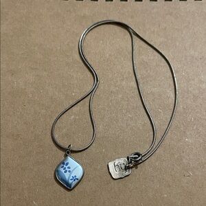 Holly Yashi Elegant Sterling Silver Necklace with Two sides niobium Pendant!